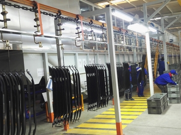 东莞汽车结构件电泳涂装悬挂输送系统