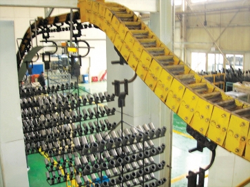 上海减震器部件柔性升降链电泳涂装线