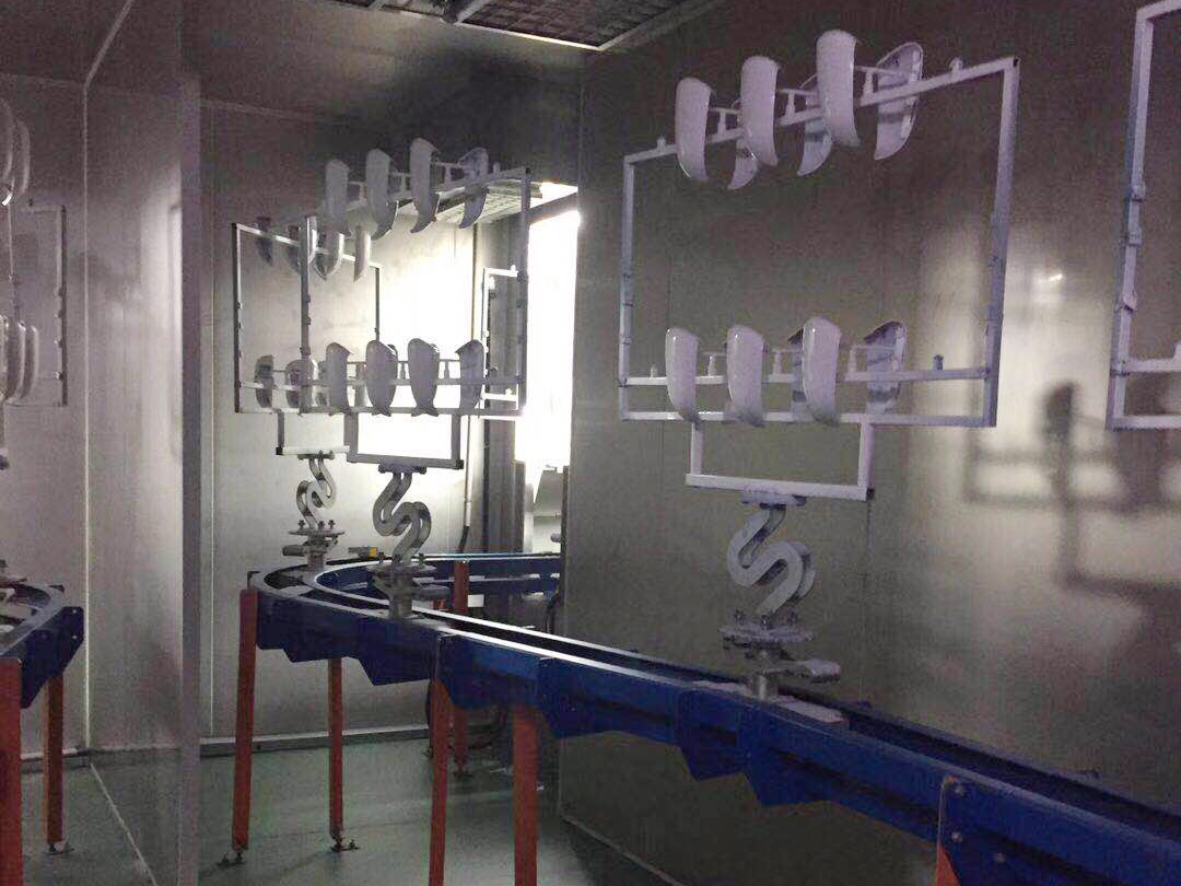 Automobile rearview mirror production line