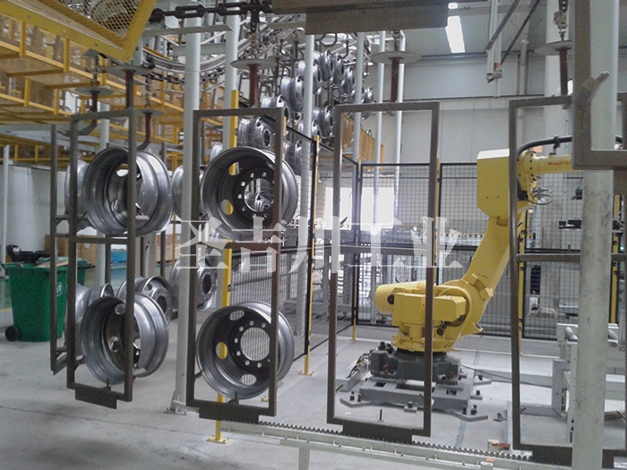 Steel ring electrophoresis conveying system