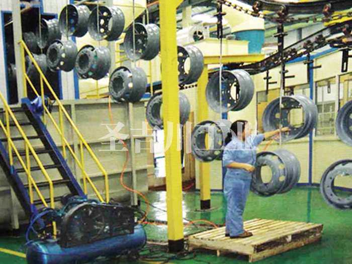 Steel ring electrophoresis curing furnace