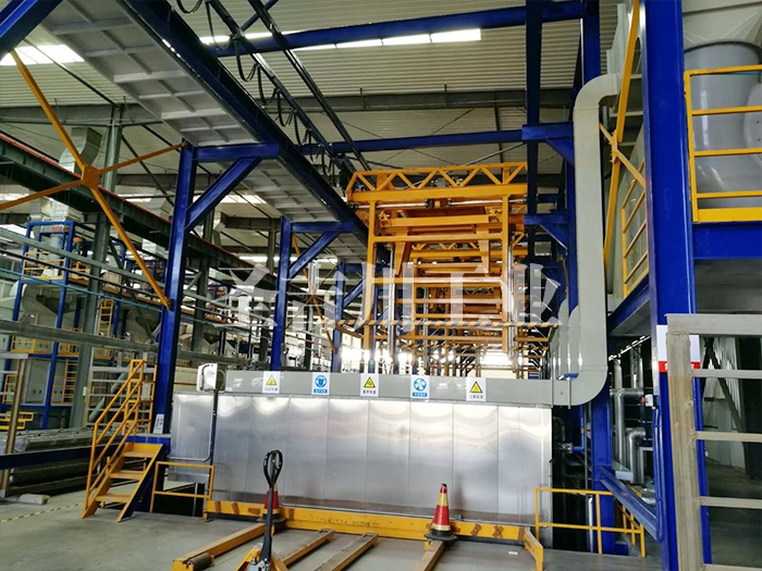 Programmable gantry stepping automatic electrophoresis line for electronics and home appliances