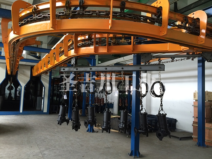 Heavy-duty suspension line for pumps and motors