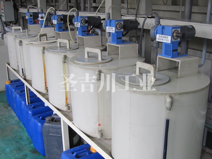 Pre-treatment process automatic dosing system