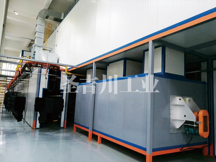 Baking furnace ternary heating system