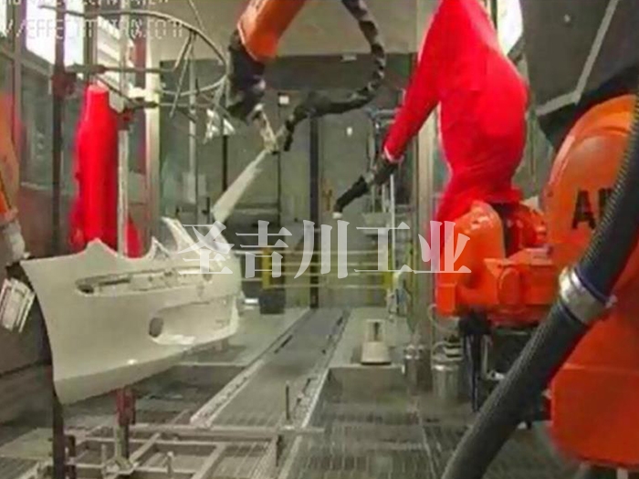 Dry ice cleaning bumper process system