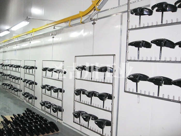 Rearview mirror suspension type pretreatment system