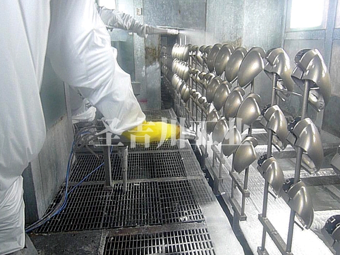 Rearview mirror robot automatic spraying system