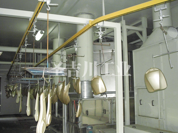 Motorcycle, electric vehicle shell painting line