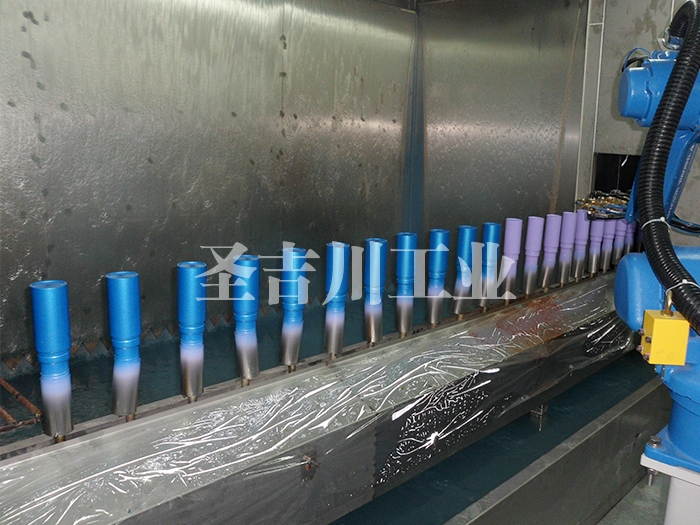 Cup robot automatic painting line